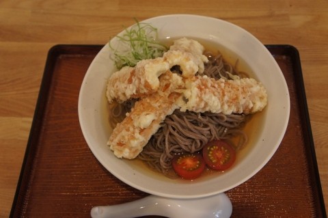 音更町・蕎麦二天さんのぶっかけちくわ天