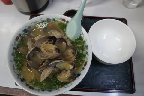 音更町・ラーメン内尾さんのあさり塩ラーメン