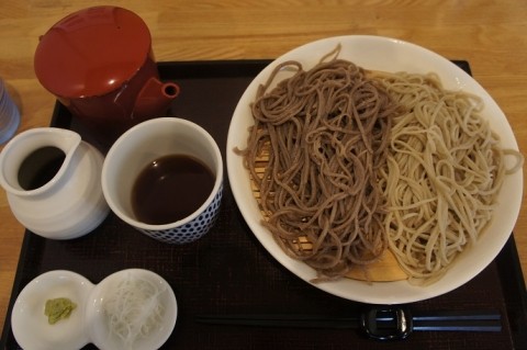 音更町・蕎麦二天さんのざる二色