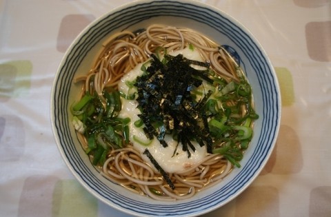 食いしん坊主庵の冷やしとろろ蕎麦