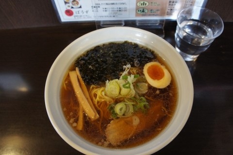 音更町・麺や　ぼうずさんの醤油ラーメン