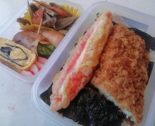 男の手弁当