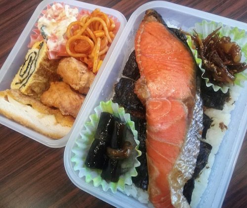 男の手弁当