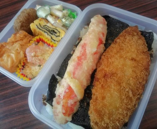 男の手弁当