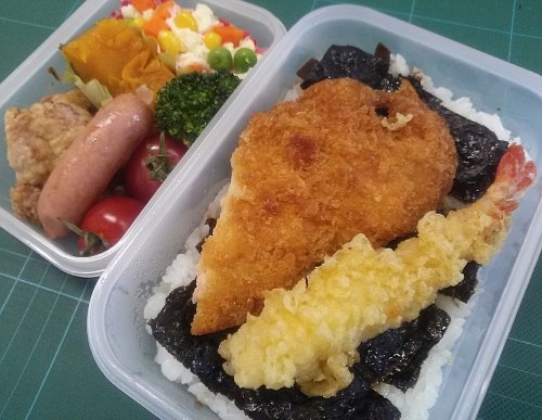 男の手弁当