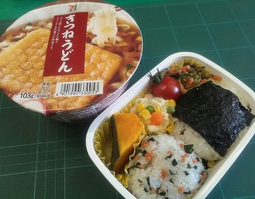 男の手弁当