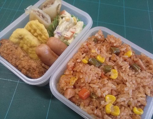 男の手弁当