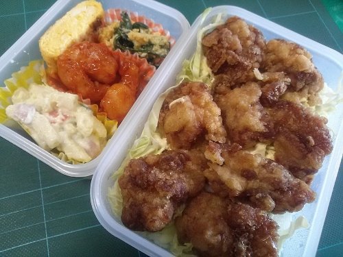 男の手弁当