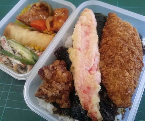 男の手弁当