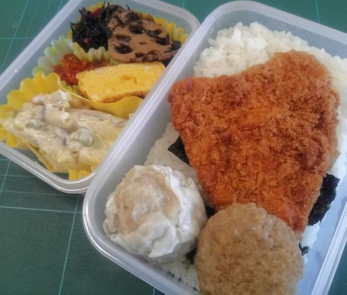 男の手弁当