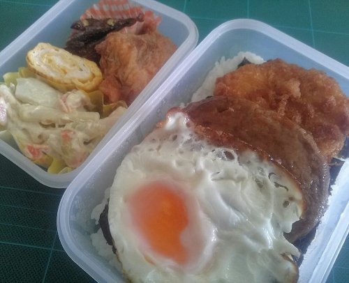 男の手弁当