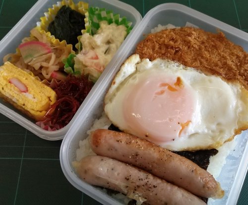 男の手弁当