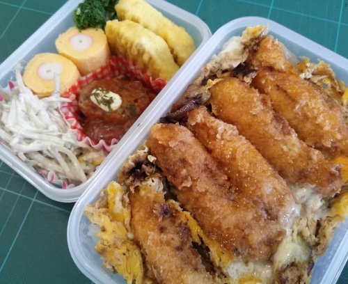 男の手弁当