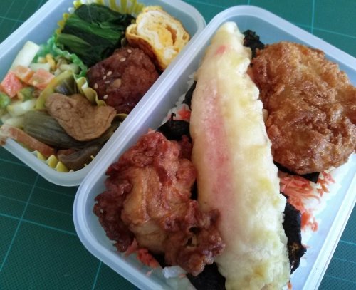 男の手弁当