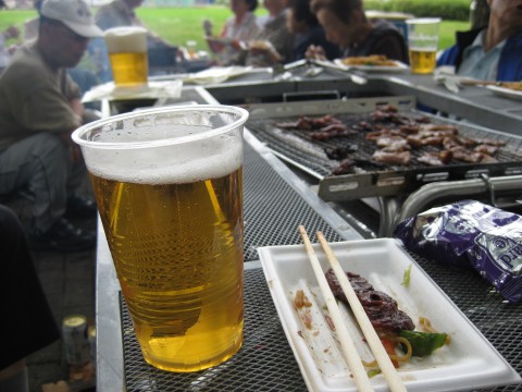 秋季パークゴルフと野遊懇親会