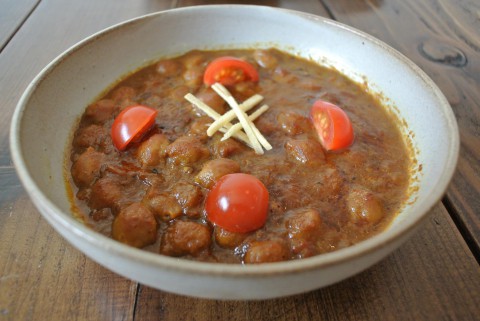 ひよこ豆のカレー