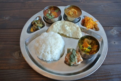 海鮮ターリー(インドカレー定食)