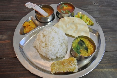 海鮮ターリー(インドカレー定食)