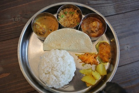 インドの海鮮カレー色々