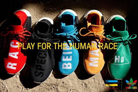 The adidas Originals = PHARRELL WILLIAMS Hu NMD