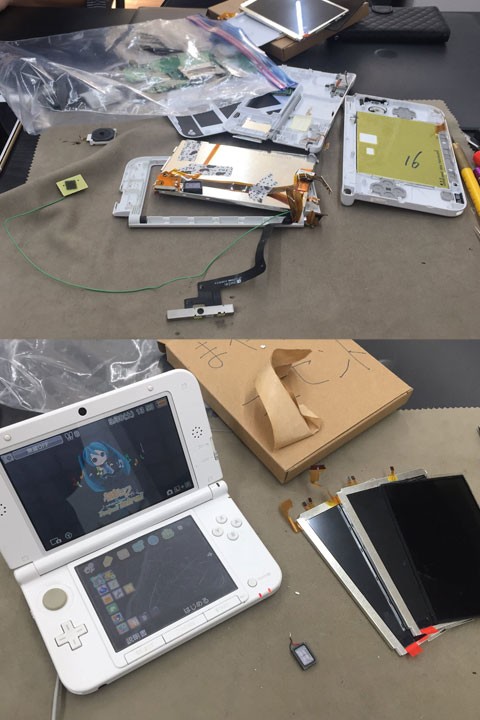 3DS自己修理失敗! 当店に修理依頼