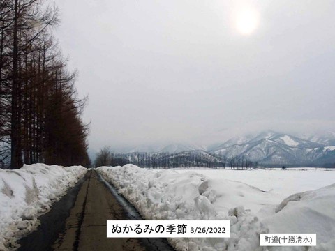 雪解け ぬかるみの季節