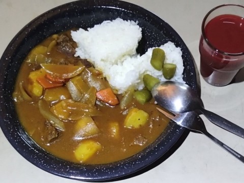 クマカレーを作ってみた 普通のカレーだった