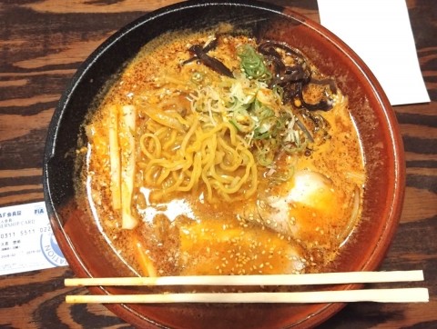 札幌のラーメン「吉山商店」焙煎ゴマ味噌