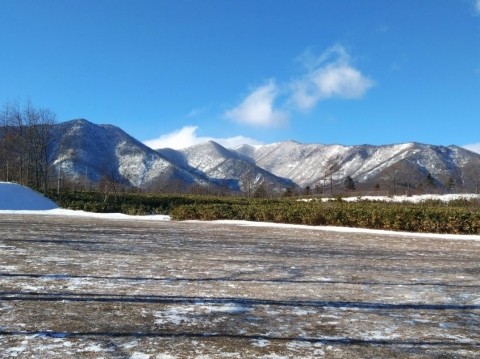 十勝清水から見る山々